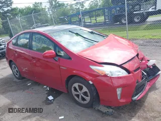 2014 Toyota Prius Four with VIN JTDKN3DU2E1814757, listed as a IAAI auction lot 42453253 with 128,482 mi miles and . Bid and sale history available at DreamBid. Image 1.
