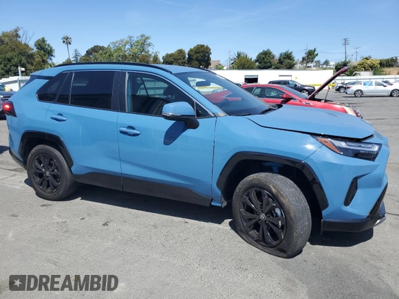 2023 Toyota RAV4 Hybrid SE with VIN 4T3T6RFV2PU110878, listed as a Copart auction lot 62565965 with 48,600 mi miles and Salvage title. Bid and sale history available at DreamBid. Image 4.