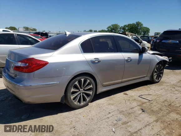 2012 Hyundai Genesis 5.0L R-Spec with VIN KMHGC4DH6CU176802, listed as a Copart auction lot 61242054 with 142,779 mi miles and Salvage Title. Bid and sale history available at carsss.com. Image 3.