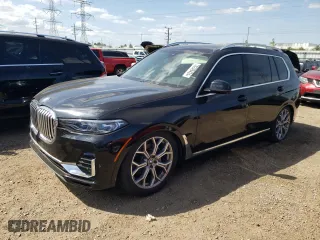 2020 BMW X7 xDrive40i with VIN 5UXCW2C04L9B27936, listed as a Copart auction lot 70249424 with 11,925 mi miles and Clean Title. Bid and sale history available at carsss.com. Image 1.