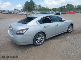 2014 Nissan Maxima 3.5 SV w/Sport Pkg with VIN 1N4AA5AP0EC436885, listed as a IAAI auction lot 41877739 with 123,693 mi miles. Bid and sale history available at carsss.com. Image 4.