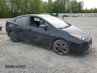 2020 Toyota Prius L Eco with VIN JTDKARFU6L3115953, listed as a Copart auction lot 54954335 with Not provided miles and Salvage title. Bid and sale history available at DreamBid. Image 4.
