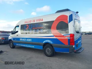 2023 Mercedes-Benz Sprinter Passenger with VIN W1Z4NGHY0PT125750, listed as a IAAI auction lot 41123608 with 47,529 mi miles and . Bid and sale history available at carsss.com. Image 15.