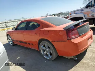 2008 Dodge Charger R/T with VIN 2B3LA53H78H237621, listed as a Copart auction lot 49160675 with 163,251 mi miles and Salvage Title. Bid and sale history available at carsss.com. Image 2.