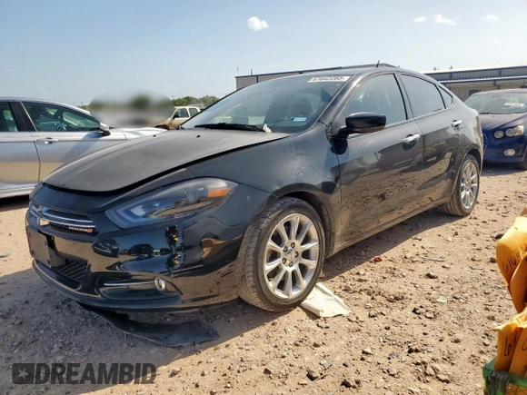 2013 Dodge Dart Limited with VIN 1C3CDFCA3DD320120, listed as a Copart auction lot 61642285 with 153,607 mi miles and Salvage title. Bid and sale history available at DreamBid. Image 1.