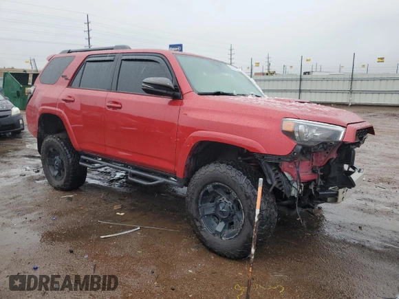 2017 Toyota 4Runner SR5 с VIN JTEBU5JR7H5450097, выставлен на аукционе Copart как лот 55851405 с пробегом 107 906 миль миль и Списание • Salvage title. История ставок и продаж доступна на DreamBid. Изображение 4.