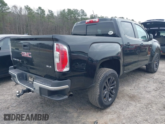 2020 GMC Canyon 2WD SLE with VIN 1GTG5CEN1L1228903, listed as a IAAI auction lot 41750408 with 93,724 mi miles. Bid and sale history available at carsss.com. Image 4.