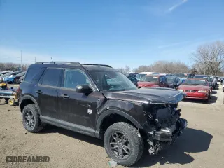 2021 Ford Bronco Sport Big Bend with VIN 3FMCR9B69MRA97550, listed as a Copart auction lot 48523485 with 67,172 mi miles and Salvage Title. Bid and sale history available at carsss.com. Image 4.