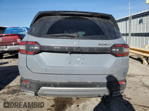 2023 Honda Pilot Elite z VIN 5FNYG1H89PB025683, wystawiony jako Copart lot #43177495 z przebiegiem Nie podano mil oraz Szkoda całkowita • Salvage title. Historia ofert i sprzedaży dostępna na DreamBid. Obrazek 6.