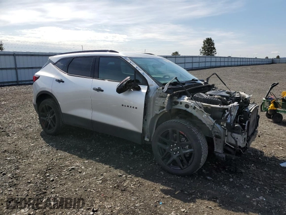 2021 Chevrolet Blazer LT with VIN 3GNKBHRS7MS571254, listed as a Copart auction lot 58269005 with 95,554 mi miles and Salvage title. Bid and sale history available at DreamBid. Image 4.