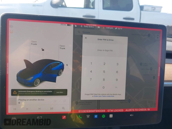 2021 Tesla Model 3 Long Range with VIN 5YJ3E1EB6MF990089, listed as a IAAI auction lot 41607316 with 25,223 mi miles and . Bid and sale history available at DreamBid. Image 20.