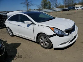 2013 Hyundai Sonata Limited with VIN 5NPEC4ACXDH539697, listed as a Copart auction lot 53677975 with 101,659 mi miles and Salvage Title. Bid and sale history available at carsss.com. Image 4.