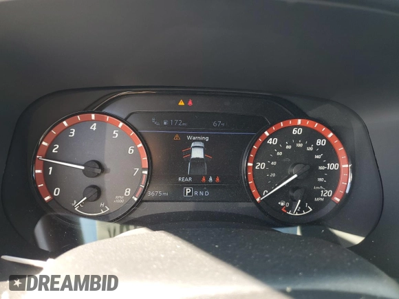 2024 Nissan Frontier SL с VIN 1N6ED1EJ3RN672021, выставлен на аукционе Copart как лот 58386945 с пробегом 3 675 миль миль и Списание • Salvage title. История ставок и продаж доступна на DreamBid. Изображение 9.