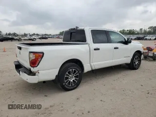 2022 Nissan Titan SV with VIN 1N6AA1EE5NN104390, listed as a Copart auction lot 51610705 with 53,129 mi miles and Salvage title. Bid and sale history available at DreamBid. Image 3.