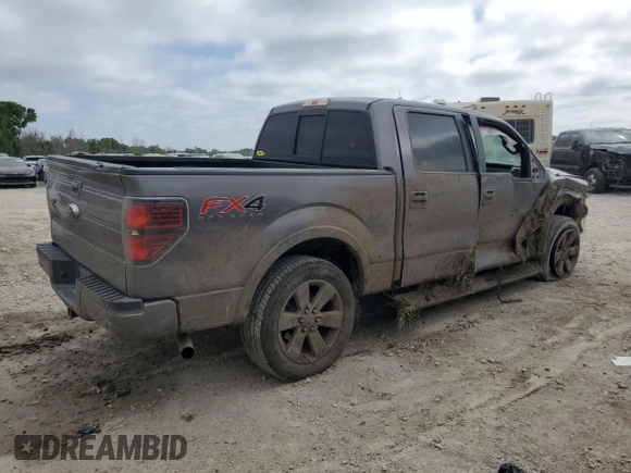 2014 Ford F-150 XL with VIN 1FTFW1ET4EFC54428, listed as a Copart auction lot 60345545 with 116,362 mi miles and Salvage title. Bid and sale history available at DreamBid. Image 3.