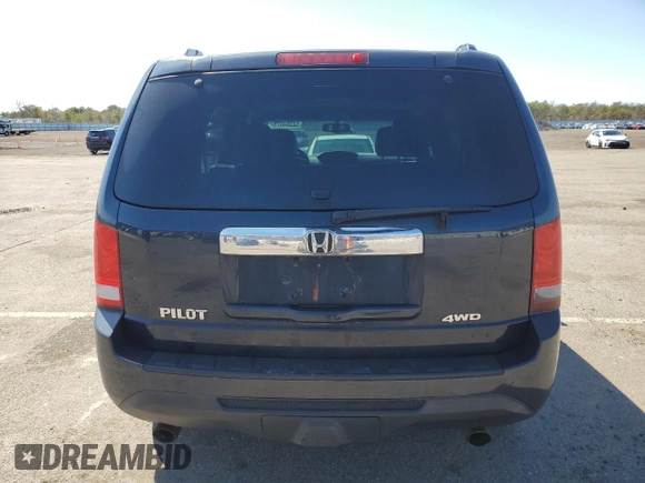 2012 Honda Pilot EX-L with VIN 5FNYF4H5XCB007889, listed as a Copart auction lot 52284075 with 318,329 mi miles and Salvage Title. Bid and sale history available at DreamBid. Image 6.