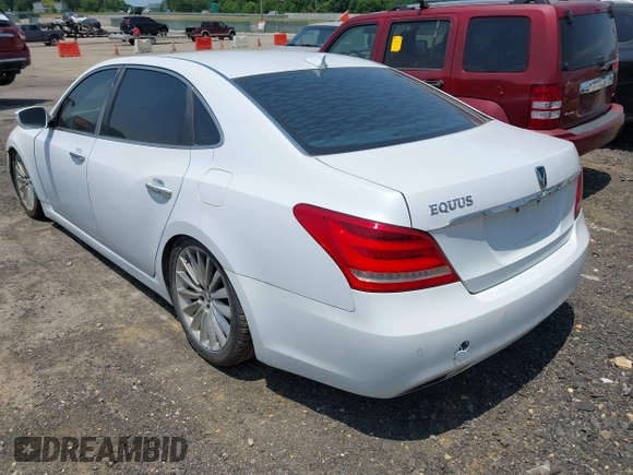 2014 Hyundai Equus Signature z VIN KMHGH4JHXEU087162, wystawiony jako IAAI lot #42318205 z przebiegiem 83 352 mil mil oraz . Historia ofert i sprzedaży dostępna na DreamBid. Obrazek 3.