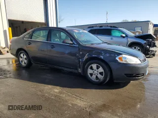 2008 Chevrolet Impala LT with VIN 2G1WT55NX89140652, listed as a Copart auction lot 54522965 with 160,322 mi miles and Salvage Title. Bid and sale history available at DreamBid. Image 4.