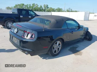 2014 Ford Mustang V6 with VIN 1ZVBP8EM3E5314313, listed as a IAAI auction lot 40358026 with 75,237 mi miles. Bid and sale history available at carsss.com. Image 4.