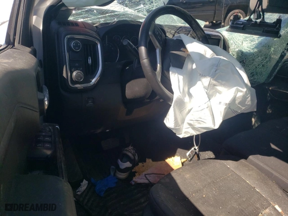 2019 Chevrolet Silverado 1500 LT with VIN 1GCPWCED8KZ129256, listed as a Copart auction lot 47818285 with 127,907 mi miles and Salvage Title. Bid and sale history available at carsss.com. Image 8.