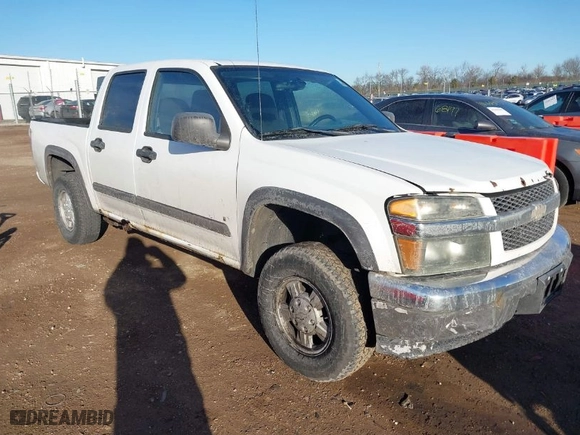 2007 Chevrolet Colorado LT w/1LT with VIN 1GCDT13E278140410, listed as a IAAI auction lot 41469960 with 223,465 mi miles. Bid and sale history available at carsss.com. Image 1.