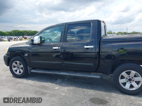 2004 Nissan Titan LE with VIN 1N6AA07B54N583681, listed as a IAAI auction lot 42549178 with 263,841 mi miles and . Bid and sale history available at DreamBid. Image 14.