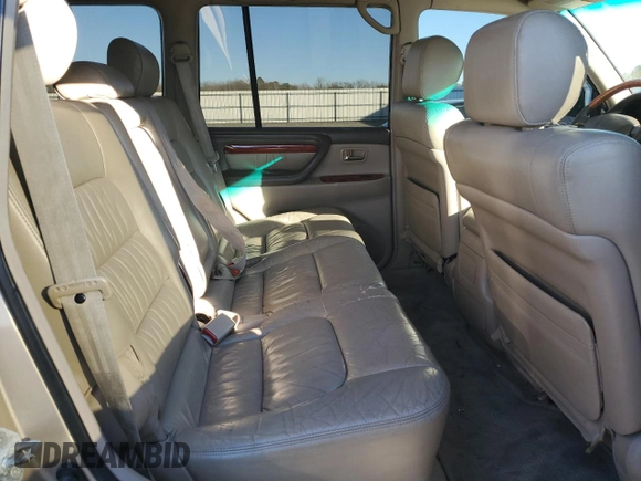 2000 Lexus LX 470 with VIN JT6HT00W2Y0120562, listed as a Copart auction lot 46861685 with 245,525 mi miles and Salvage Title. Bid and sale history available at DreamBid. Image 11.