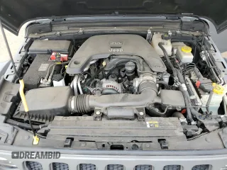 2019 Jeep Wrangler Unlimited Rubicon with VIN 1C4HJXFG6KW661609, listed as a Copart auction lot 55527005 with 25,302 mi miles and Salvage title. Bid and sale history available at DreamBid. Image 12.