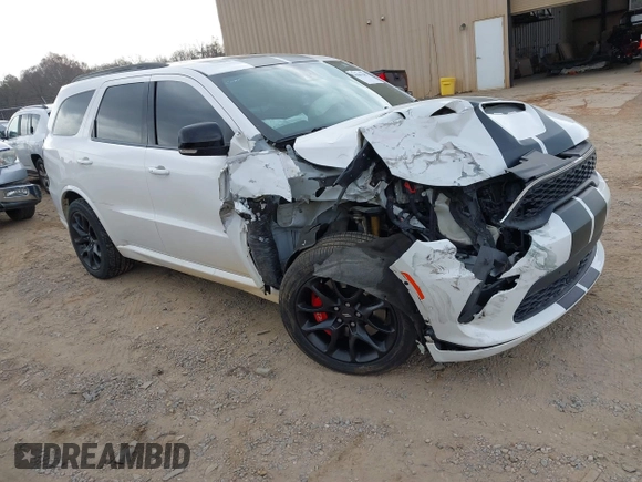 2021 Dodge Durango R/T with VIN 1C4SDJCT5MC549058, listed as a IAAI auction lot 41847281 with 99,556 mi miles and . Bid and sale history available at DreamBid. Image 1.