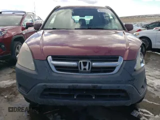2002 Honda CR-V EX with VIN JHLRD78872C082442, listed as a Copart auction lot 42456945 with 154,848 mi miles and Salvage Title. Bid and sale history available at DreamBid. Image 5.