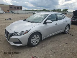 2021 Nissan Sentra S z VIN 3N1AB8BV1MY252750, wystawiony jako Copart lot #55727335 z przebiegiem 83 856 mil mil oraz Szkoda całkowita • Salvage title. Historia ofert i sprzedaży dostępna na DreamBid. Obrazek 1.