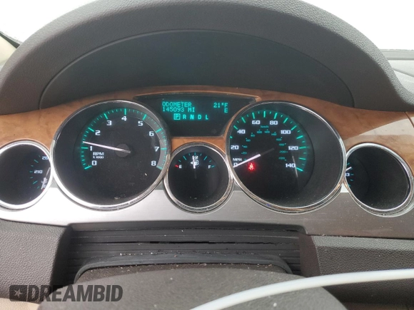 2011 Buick Enclave CXL-1 with VIN 5GAKRBED7BJ117160, listed as a Copart auction lot 44234095 with 145,093 mi miles and Salvage Title. Bid and sale history available at carsss.com. Image 9.