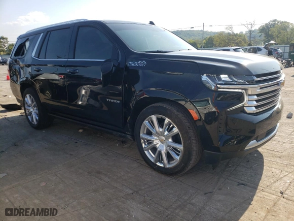 2024 Chevrolet Tahoe High Country with VIN 1GNSKTKL2RR126789, listed as a Copart auction lot 68090074 with 6,748 mi miles and Salvage Title. Bid and sale history available at carsss.com. Image 4.