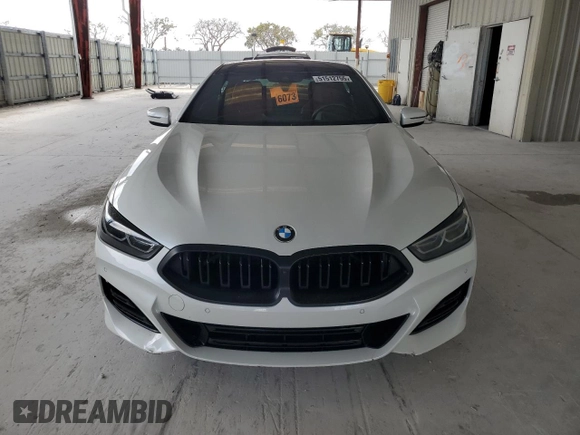 2023 BMW 8 Series 840i with VIN WBAGV4C00PCL13414, listed as a Copart auction lot 51512755 with 23,133 mi miles and Salvage title. Bid and sale history available at DreamBid. Image 5.