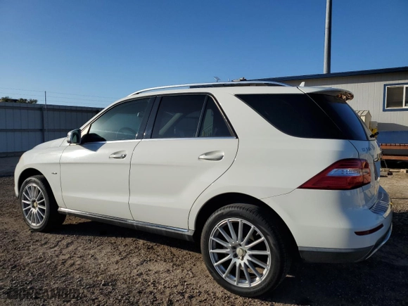 2012 Mercedes-Benz M-Class ML 350 with VIN 4JGDA5HB1CA005140, listed as a Copart auction lot 45345475 with 77,085 mi miles and Clean Title. Bid and sale history available at carsss.com. Image 2.