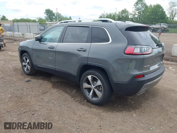 2021 Jeep Cherokee Limited with VIN 1C4PJMDX6MD197524, listed as a IAAI auction lot 42264197 with 47,077 mi miles and . Bid and sale history available at DreamBid. Image 3.