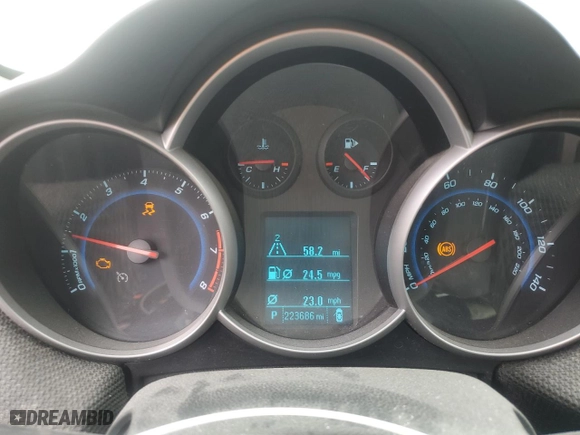 2012 Chevrolet Cruze ECO with VIN 1G1PJ5SCXC7375396, listed as a Copart auction lot 49240635 with 223,686 mi miles and Salvage Title. Bid and sale history available at carsss.com. Image 9.