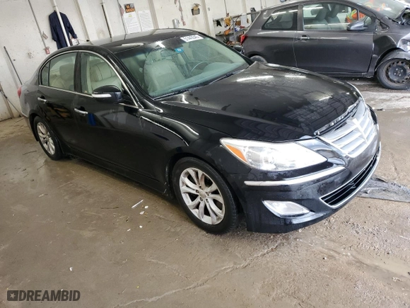 2012 Hyundai Genesis 3.8L with VIN KMHGC4DD1CU195643, listed as a Copart auction lot 51443545 with 162,858 mi miles and Salvage Title. Bid and sale history available at carsss.com. Image 4.