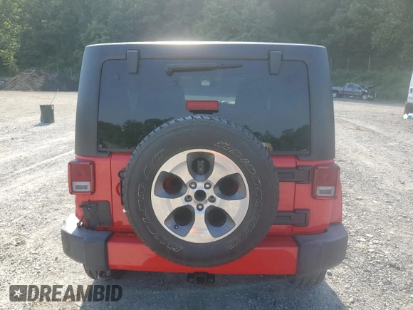 2017 Jeep Wrangler Unlimited Sahara with VIN 1C4HJWEG3HL610297, listed as a Copart auction lot 62060865 with 43,274 mi miles and Salvage title. Bid and sale history available at DreamBid. Image 6.
