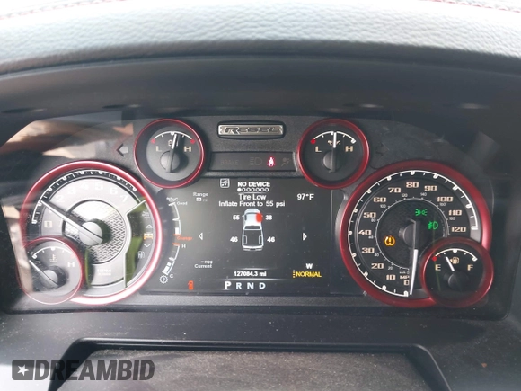 2017 Ram 1500 Rebel with VIN 1C6RR7YT6HS861839, listed as a IAAI auction lot 42407025 with 127,084 mi miles and . Bid and sale history available at DreamBid. Image 7.