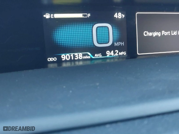 2019 Toyota Prius Prime Plus with VIN JTDKARFP3K3112405, listed as a IAAI auction lot 41489940 with NaN miles. Bid and sale history available at carsss.com. Image 15.