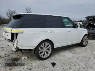 2020 Land Rover Range Rover P525 HSE with VIN SALGS2SEXLA597923, listed as a Copart auction lot 44340735 with 53,390 mi miles and Salvage title. Bid and sale history available at DreamBid. Image 3.