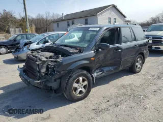 2006 Honda Pilot EX-L with VIN 2HKYF18706H553056, listed as a Copart auction lot 49003755 with Not Provided miles and Salvage Title. Bid and sale history available at DreamBid. Image 1.