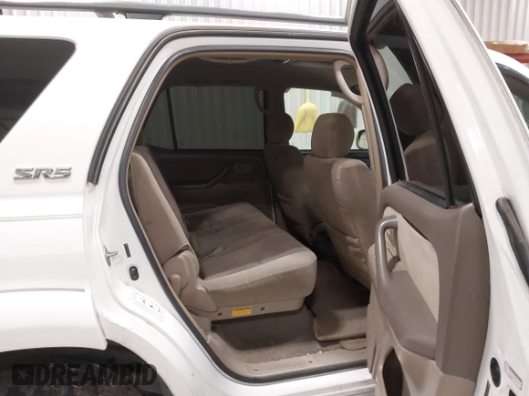 2007 Toyota Sequoia SR5 with VIN 5TDZT34A57S297566, listed as a IAAI auction lot 41549309 with 230,224 mi miles and . Bid and sale history available at DreamBid. Image 8.