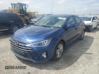 2020 Hyundai Elantra SEL with VIN 5NPD84LF8LH631233, listed as a Copart auction lot 51118995 with 86,443 mi miles and Salvage title. Bid and sale history available at DreamBid. Image 1.