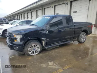 2017 Ford F-150 XL with VIN 1FTFX1EG3HFB32017, listed as a Copart auction lot 55975685 with 105,810 mi miles and Salvage title. Bid and sale history available at DreamBid. Image 1.