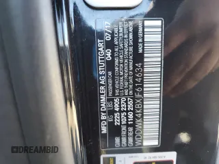 2018 Mercedes-Benz C 300 z VIN WDDWK4KBXJF614634, wystawiony jako Copart lot #50880805 z przebiegiem 82 560 mil mil oraz Szkoda całkowita • Salvage title. Historia ofert i sprzedaży dostępna na DreamBid. Obrazek 15.