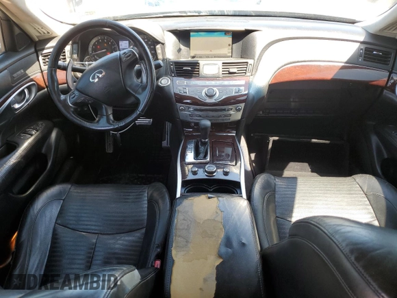 2011 Infiniti M37 with VIN JN1BY1AP0BM325295, listed as a Copart auction lot 54736145 with 171,753 mi miles and Salvage Title. Bid and sale history available at carsss.com. Image 8.