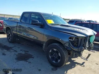 2019 Ram 1500 Rebel with VIN 1C6SRFET7KN861046, listed as a IAAI auction lot 41410878 with 110,626 mi miles. Bid and sale history available at carsss.com. Image 1.