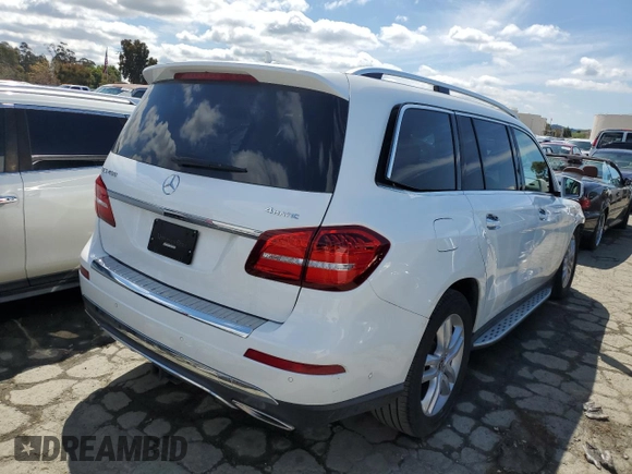 2017 Mercedes-Benz GLS 450 with VIN 4JGDF6EE2HA969047, listed as a Copart auction lot 50486924 with 53,350 mi miles and . Bid and sale history available at DreamBid. Image 3.